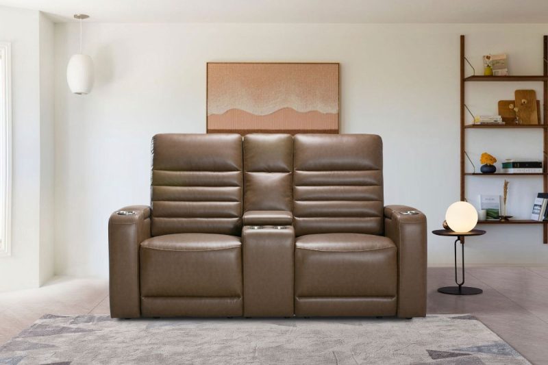 fritz 7 seater electric fabric recliner sofa (3+2+1+1)