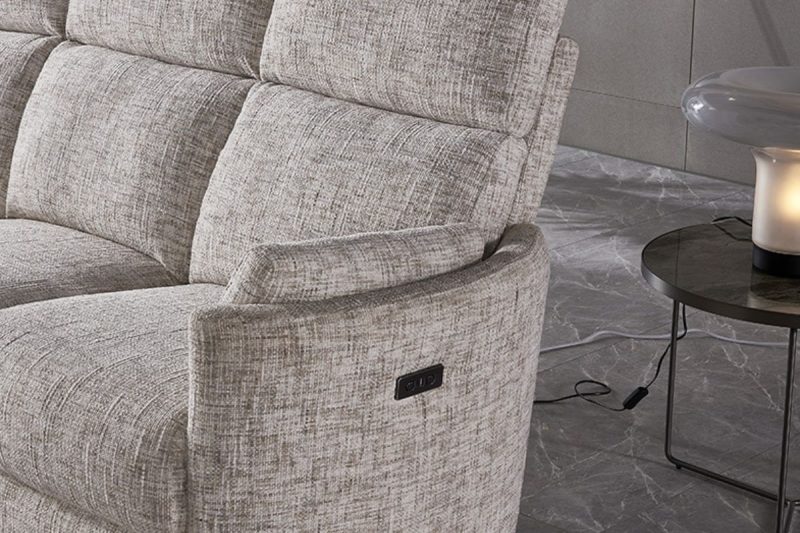 diana 7 seater electric fabric recliner sofa (3+2+1+1)