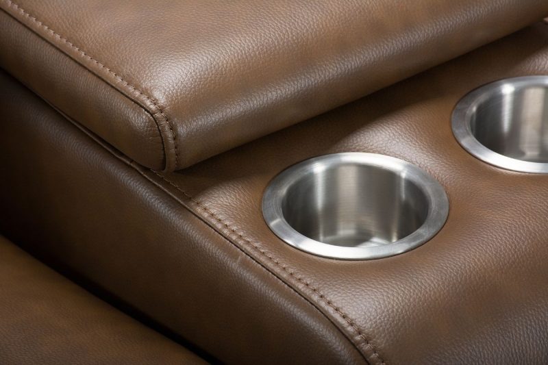 fritz 7 seater electric fabric recliner sofa (3+2+1+1)