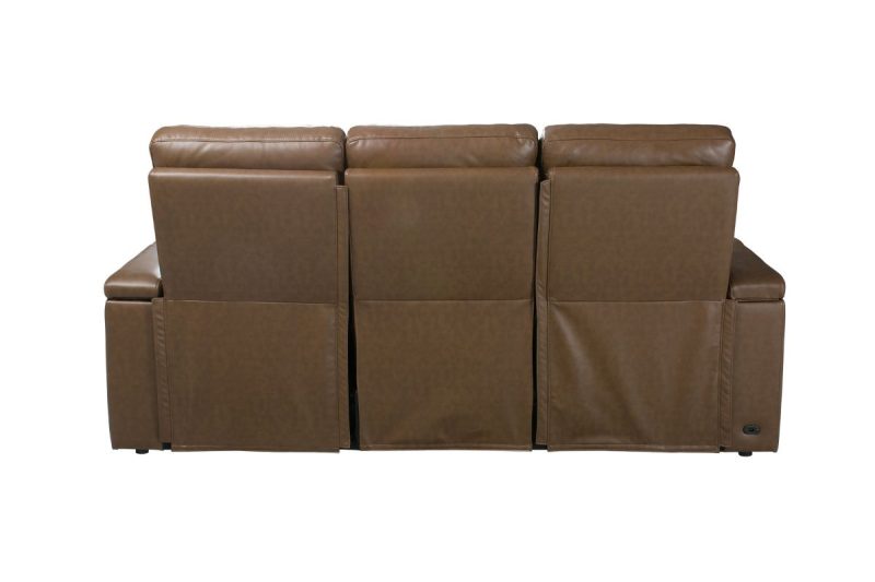 fritz 7 seater electric fabric recliner sofa (3+2+1+1)