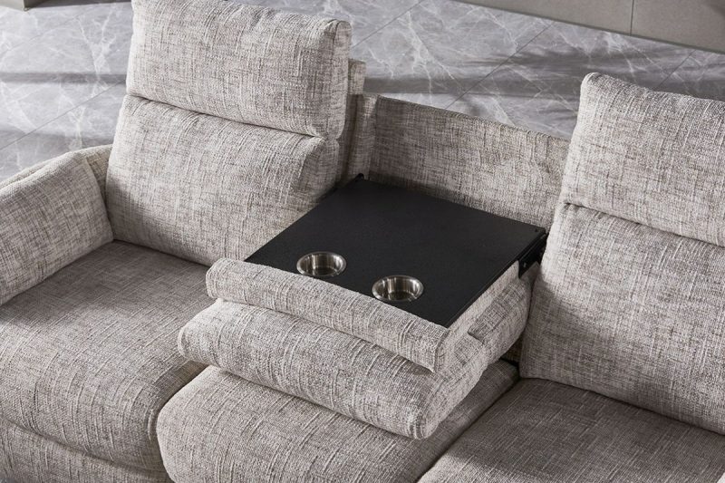 diana 7 seater electric fabric recliner sofa (3+2+1+1)