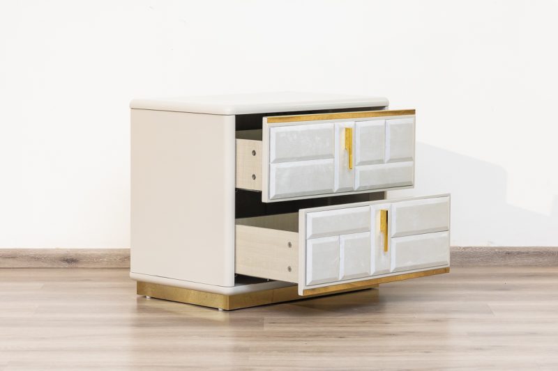 fez king bed + 2 nightstands