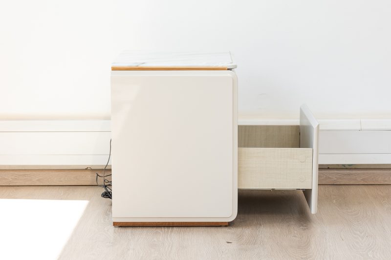 aura king bed + 2 nightstands
