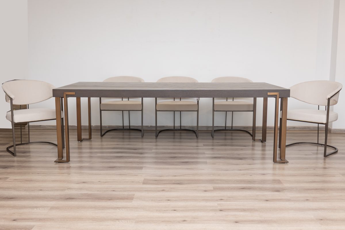 walton dining table + 8 almeria chairs