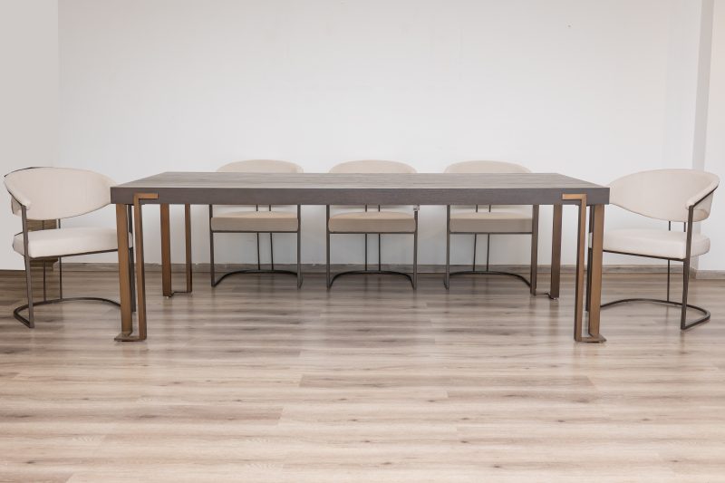 walton dining table + 8 almeria chairs