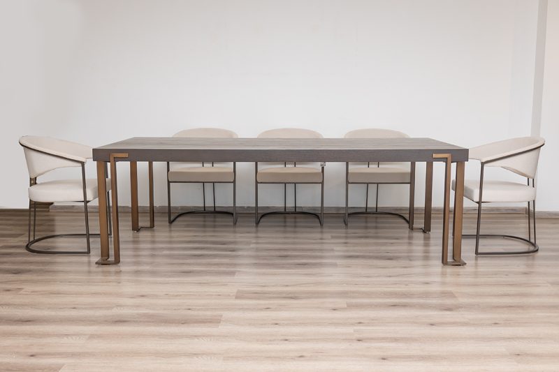 walton dining table + 8 almeria chairs