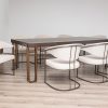 walton dining table + 8 almeria chairs