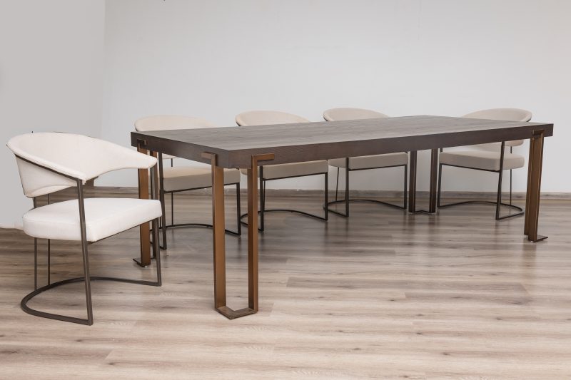 walton dining table + 8 almeria chairs