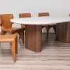 lugano dining table 2.4m + 8 jack chairs