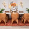 lugano dining table 2.4m + 8 jack chairs