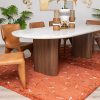 lugano dining table 2.4m + 8 jack chairs