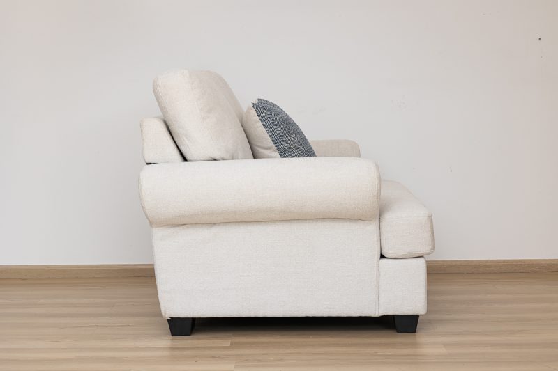 karley 6 seater fabric sofa (3+2+1)