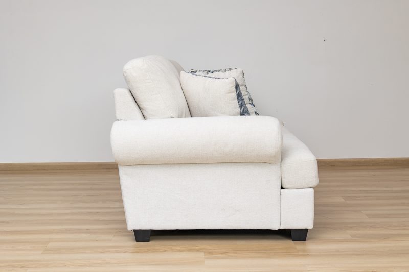 karley 6 seater fabric sofa (3+2+1)
