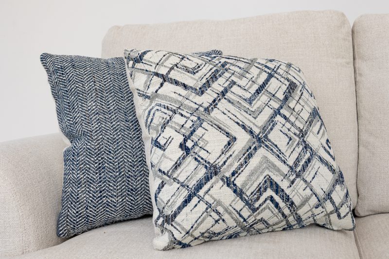 karley 6 seater fabric sofa (3+2+1)
