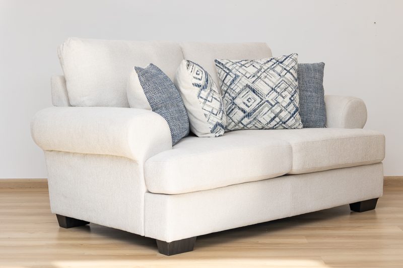 karley 6 seater fabric sofa (3+2+1)