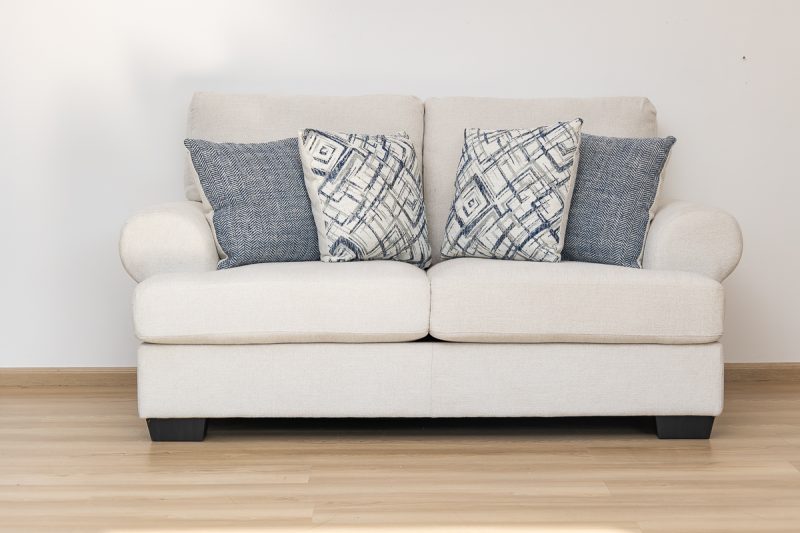 karley 6 seater fabric sofa (3+2+1)