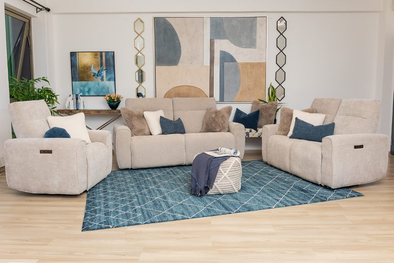 zeus 7 seater electric fabric recliner sofa (3+2+1+1)