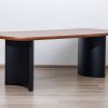 dianne dining table + 8 plum chairs