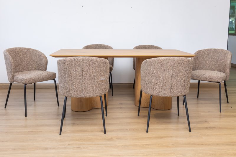alden dining table + 6 chairs