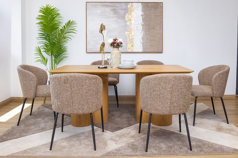 alden dining table + 6 chairs