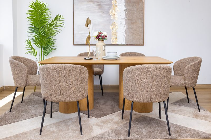 alden dining table + 6 chairs