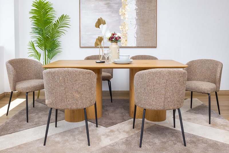 alden dining table + 6 chairs