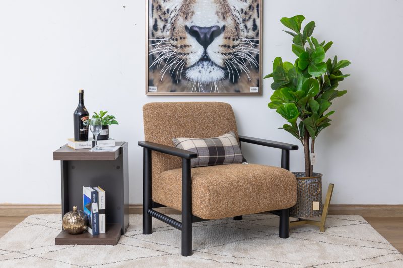 maxwell fabric accent chair