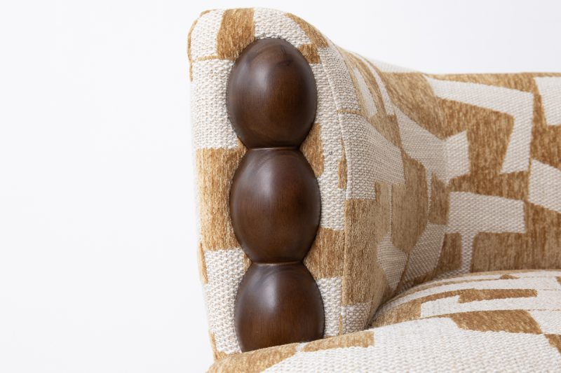 cortona fabric accent chair