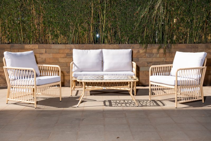 makupa outdoor sofa (2+1+1 + coffee table)