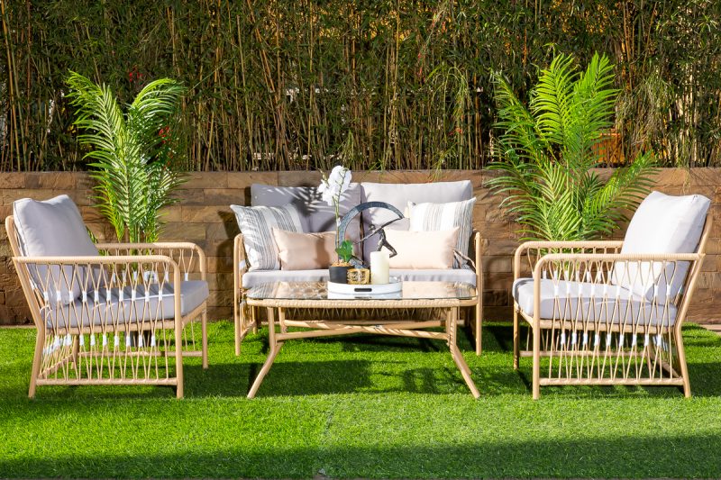 makupa outdoor sofa (2+1+1 + coffee table)
