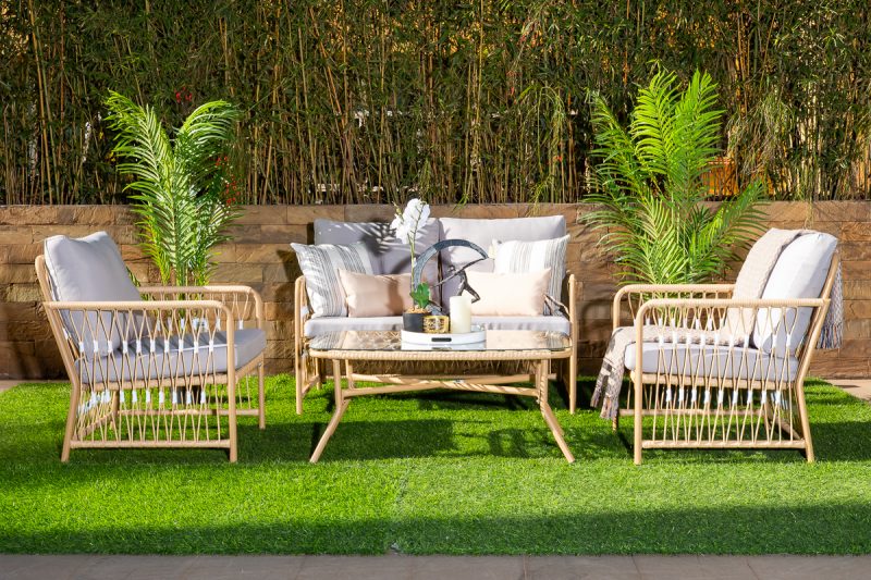 makupa outdoor sofa (2+1+1 + coffee table)