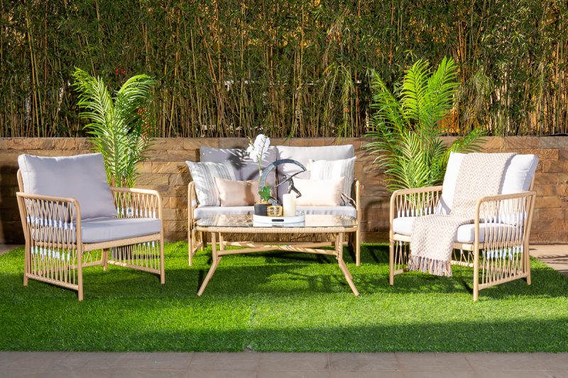 makupa outdoor sofa (2+1+1 + coffee table)
