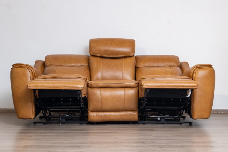 lancaster 7 seater leather recliner (3+2+1+1)