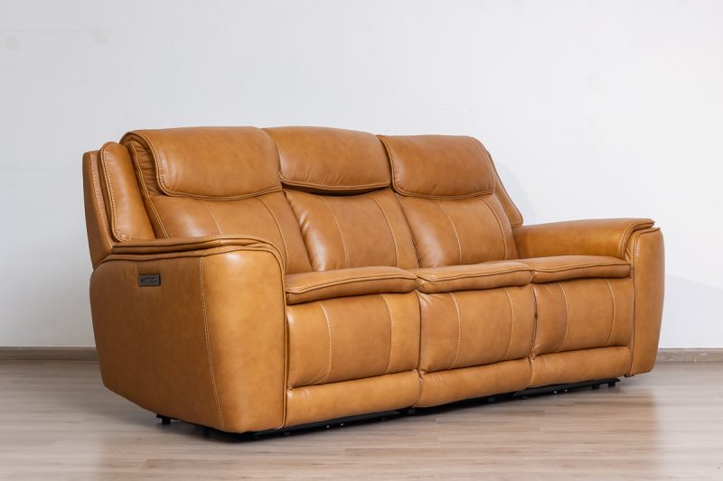 lancaster 7 seater leather recliner (3+2+1+1)