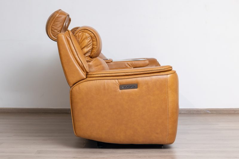 lancaster 7 seater leather recliner (3+2+1+1)