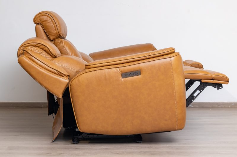 lancaster 7 seater leather recliner (3+2+1+1)