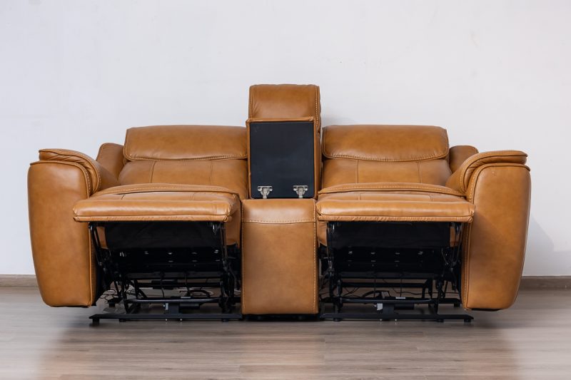 lancaster 7 seater leather recliner (3+2+1+1)