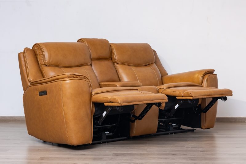 lancaster 7 seater leather recliner (3+2+1+1)