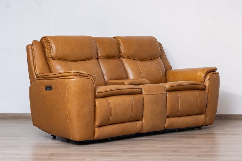 lancaster 7 seater leather recliner (3+2+1+1)