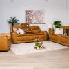 lancaster 7 seater leather recliner (3+2+1+1)