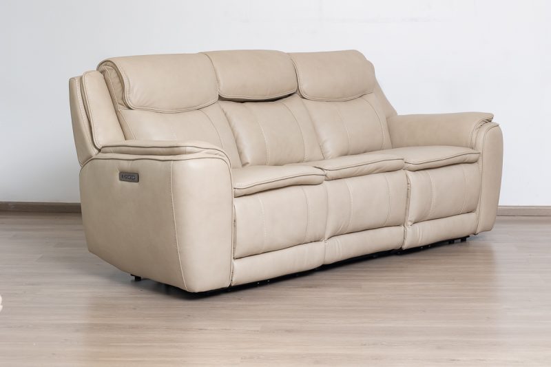 lancaster 7 seater leather recliner (3+2+1+1)