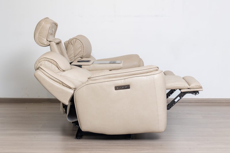 lancaster 7 seater leather recliner (3+2+1+1)