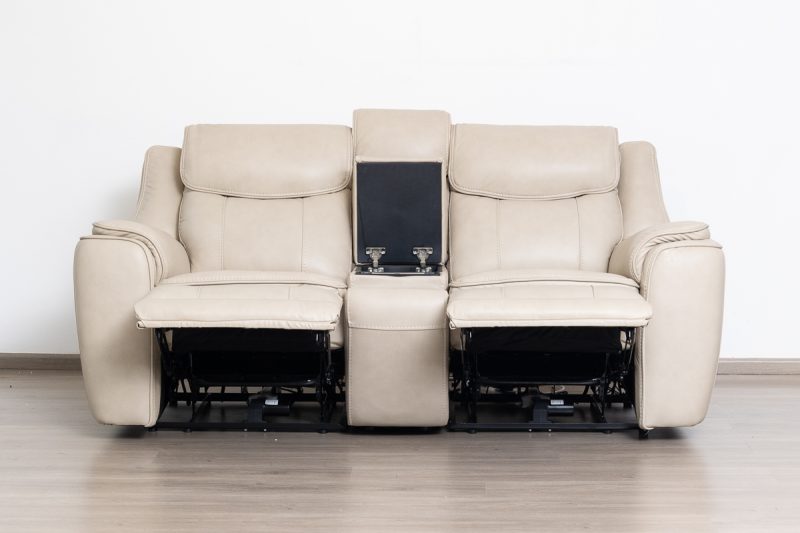 lancaster 7 seater leather recliner (3+2+1+1)
