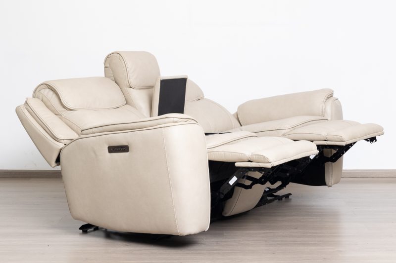 lancaster 7 seater leather recliner (3+2+1+1)