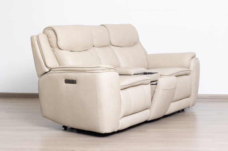 lancaster 7 seater leather recliner (3+2+1+1)