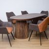 gemini dining table + 6 prata chairs