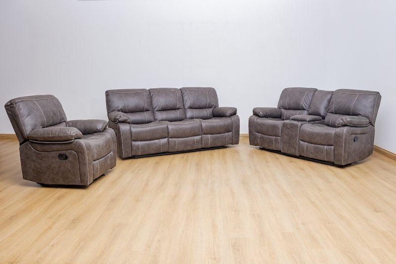 evon 7 seater fabric recliner sofa (3+2+1+1)