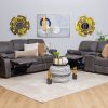 evon 7 seater fabric recliner sofa (3+2+1+1)