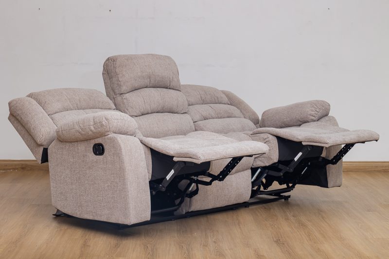 houston 6 seater fabric recliner sofa (3+2+1)