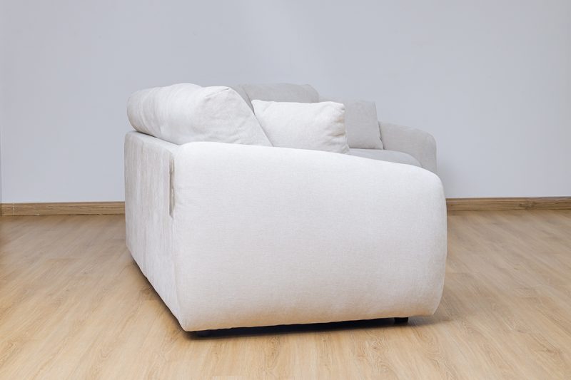 cisco fabric corner sofa + ottoman